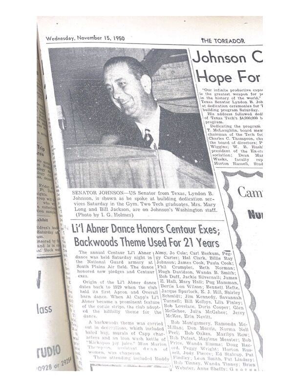Senator Johnson speaks at Tech homecoming